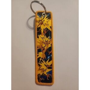 Pokemon 1 Piece Double Sided 5 Inch‎ Zapdos Keychain